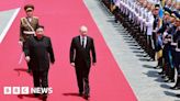 Red carpet for Putin in lavish ceremony in North Korea's capital