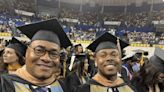New Orleans Recreation Development Commission﻿﻿ CEO receives master's degree with his son