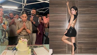 Actor Bhumi Pednekar celebrates 35th birthday on sets of ’Daldal’, shares pics