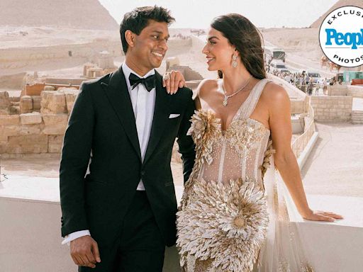 Inside Billionaire CEO and Former WWE Diva's Epic Egyptian Wedding at the Pyramids! See the Photos (Exclusive)