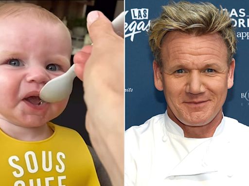 Gordon Ramsay Shares Clip of 6-Month-Old Son Jesse Grimacing as He Tastes Food: ‘Like Father, Like Son’