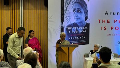 Personal is Political—Ex-IAS officer Aruna Roy wants to provoke conversations with her memoir