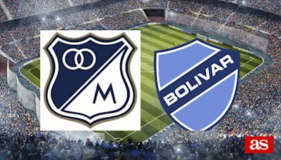 Millonarios vs Bolívar: estadísticas previas y datos en directo | Copa Libertadores 2024