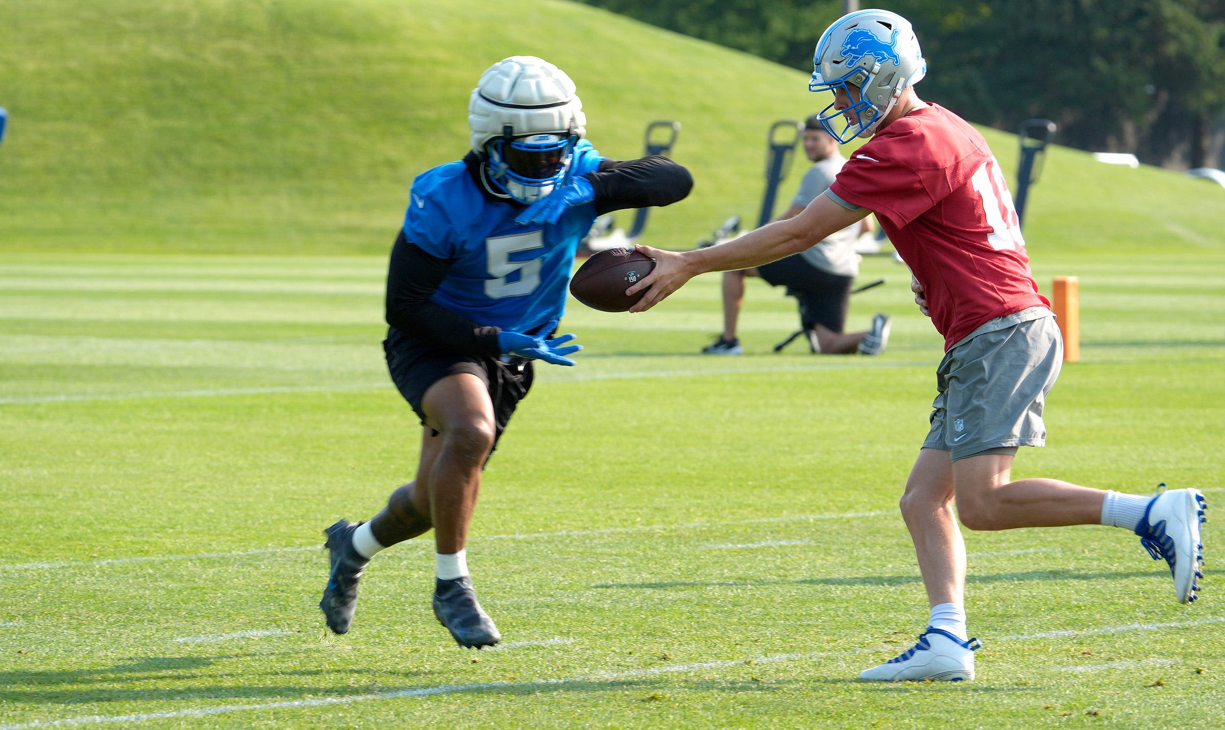 Detroit Lions camp observations: Most of starting offensive line rests in light practice