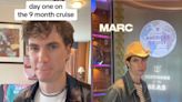 A TikToker got hired to go on part of a 9-month-long cruise after he promised to find out all the 'hot goss' on board