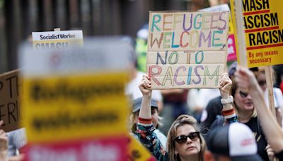 Thousands of anti-racism protesters rally across UK