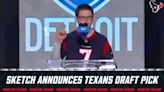 Houston Texans Superfan Sketch Gets Own Draft Night Card