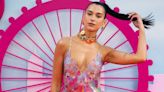 Dua Lipa’s Giving Mermaid in a Colorful Versace Dress at the London ‘Barbie’ Premiere