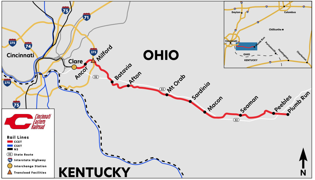 Regional Rail acquires Cincinnati Eastern Railroad