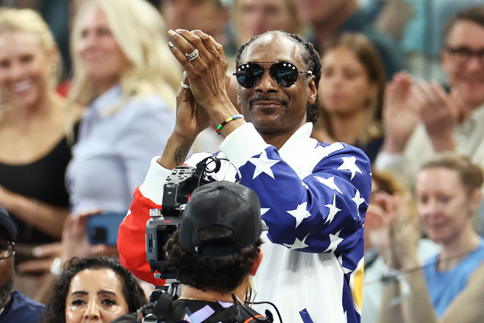 Watch Snoop Dogg Start an Impromptu Dance Party With Simone Biles at the 2024 Olympics