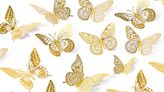 SAOROPEB 3D Butterfly Wall Decor 48 Pcs 4 Styles 3 Sizes, Now 40% Off