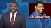 ‘SNL’ Roasts Herschel Walker Fundraising $500,000 After Abortion Scandal: Money’s the Only Thing He’s ‘Willing to Raise’ (Video)