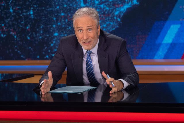 Jon Stewart takes aim at the media, Donald Trump, President Joe Biden's 'Cheshire Cat press conference encore'