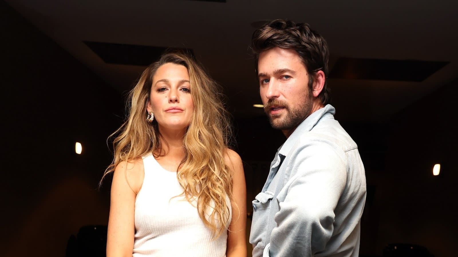 Blake Lively stitched co-star Brandon Sklenar's floral jeans: 'Handmade by me'