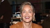 Sharon Stone sets pulses racing wearing nothing but lace lingerie and heels