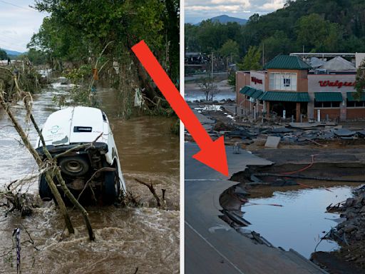 15 Photos That Show The Intense And Devastating Impact Of Helene On Asheville, North Carolina