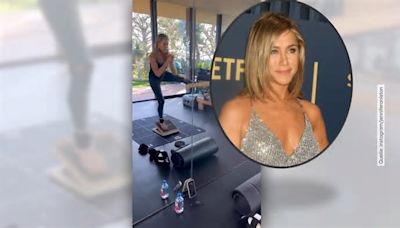 Jennifer Aniston ist fit wie nie zuvor - durch das PVolve-Workout