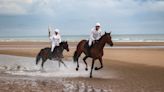 A symbolic stage for the Olympic torch in Calvados, a land of remembrance!