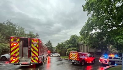 Emergency crews respond to scene in Lexington
