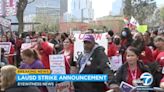 LA school strike – news: 420,000 students sent home as teachers back workers in three-day protest