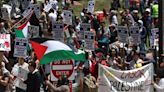 Pro-Palestinian protesters move UC Santa Cruz encampment, join striking workers