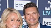 Kelly Ripa Twinned with Co-Host Ryan Seacrest (and Their Guest) on ‘Live’ Yesterday