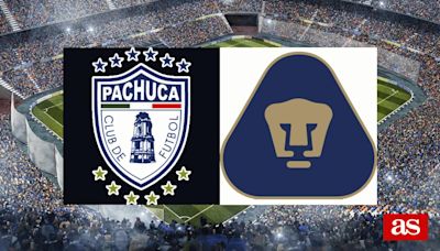 Pachuca vs Pumas: estadísticas previas y datos en directo | Liga MX - Clausura 2024