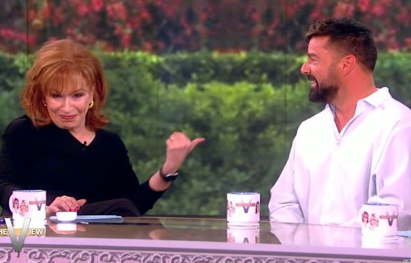 Joy Behar asks Ricky Martin if he's 'a foot fetishist' on live TV: 'She's got nice feet,' cohost says