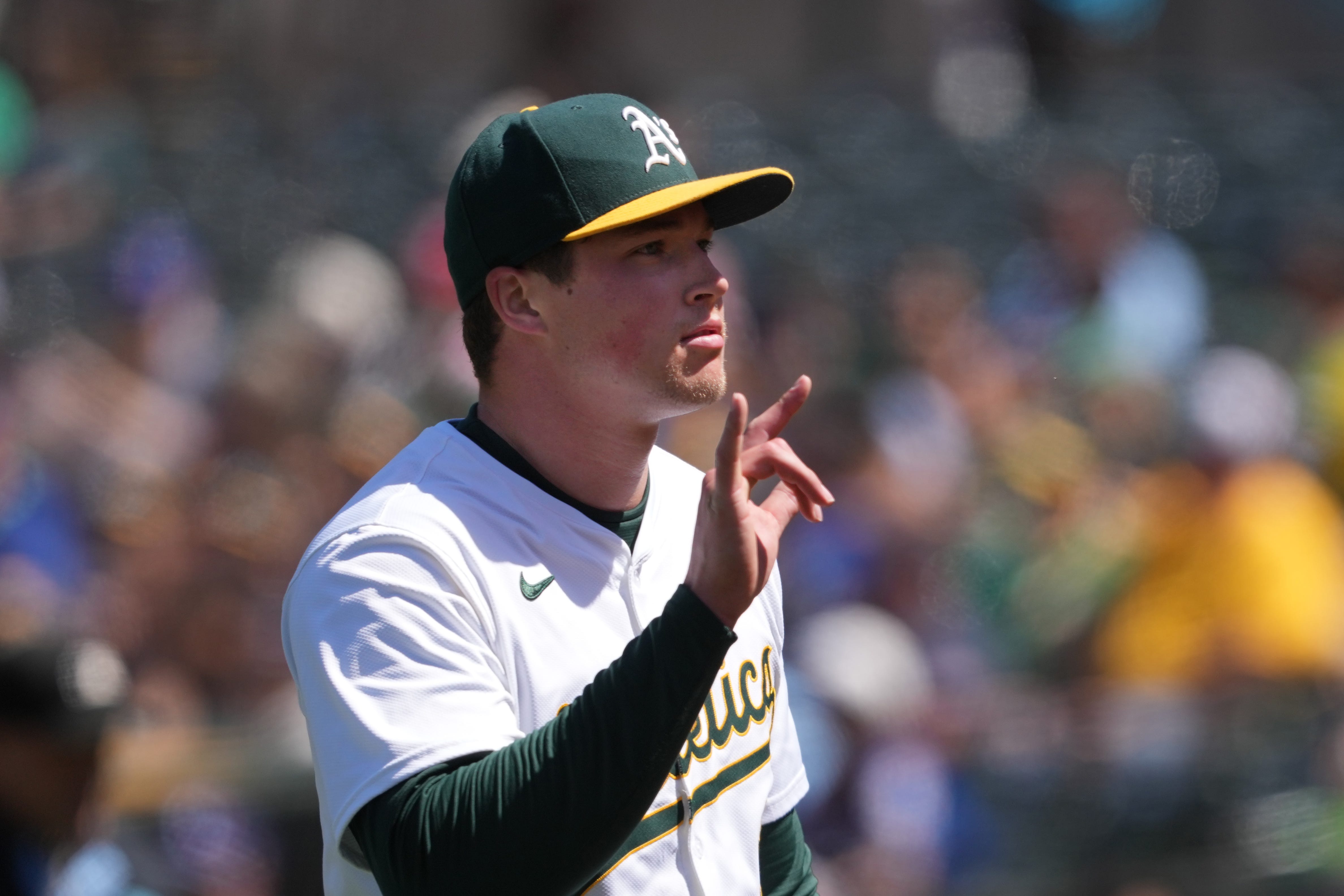 Mason Miller broke his pinky at the worst possible time for his escape from Oakland