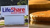 LifeShare Blood Center offering pancake coupon for blood donation