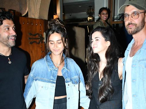 WATCH: Zindagi Na Milegi Dobara reunion? Hrithik Roshan-Saba Azad & Farhan Akhtar-Shibani Dandekar hit the town for a romantic double date night