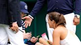 Jodie Burrage comes to rescue of unwell ball boy at Wimbledon... with a bag of Percy Pigs