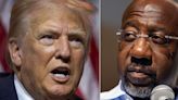 Raphael Warnock Calls Out 'Sad Irony' After Trump Questions Kamala Harris' Race