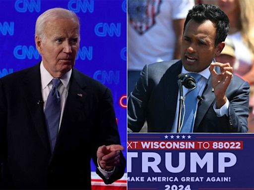 "Democrat Served Up An Old Man As...": Vivek Ramaswamy Jabs Joe Biden