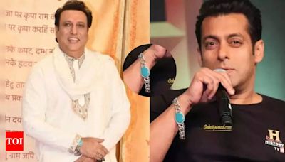Govinda sports Salman Khan inspired Firoza bracelet at Anant Ambani - Radhika Merchant’s Mangal Utsav celebration | Hindi Movie News - Times of India