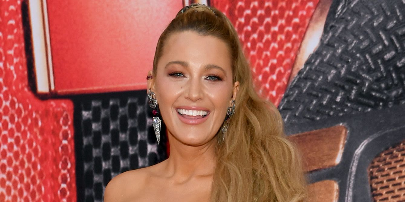 Blake Lively’s red satin catsuit warrants its own superhero movie