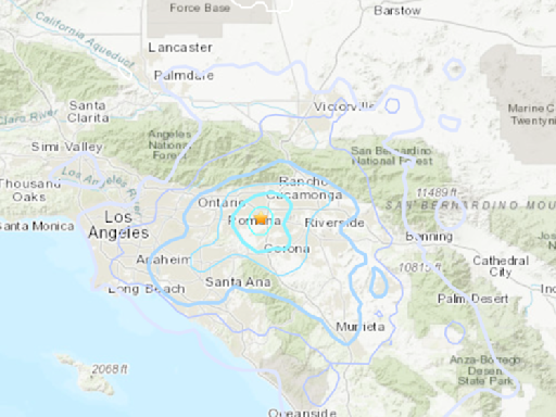 Two earthquakes, centered in Ontario, rattle Southern California