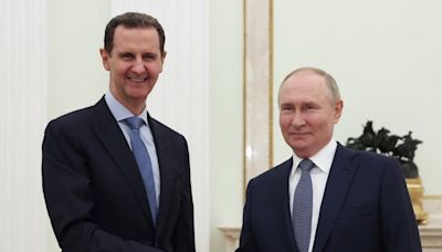 Russian President Vladimir Putin meets Syrian leader Bashar Assad at the Kremlin