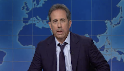 Watch Jerry Seinfeld's Surprise Cameo on 'SNL' Weekend Update