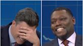 ‘That’s the meanest thing you’ve ever done’: Colin Jost falls victim to ‘evil’ Michael Che prank on SNL