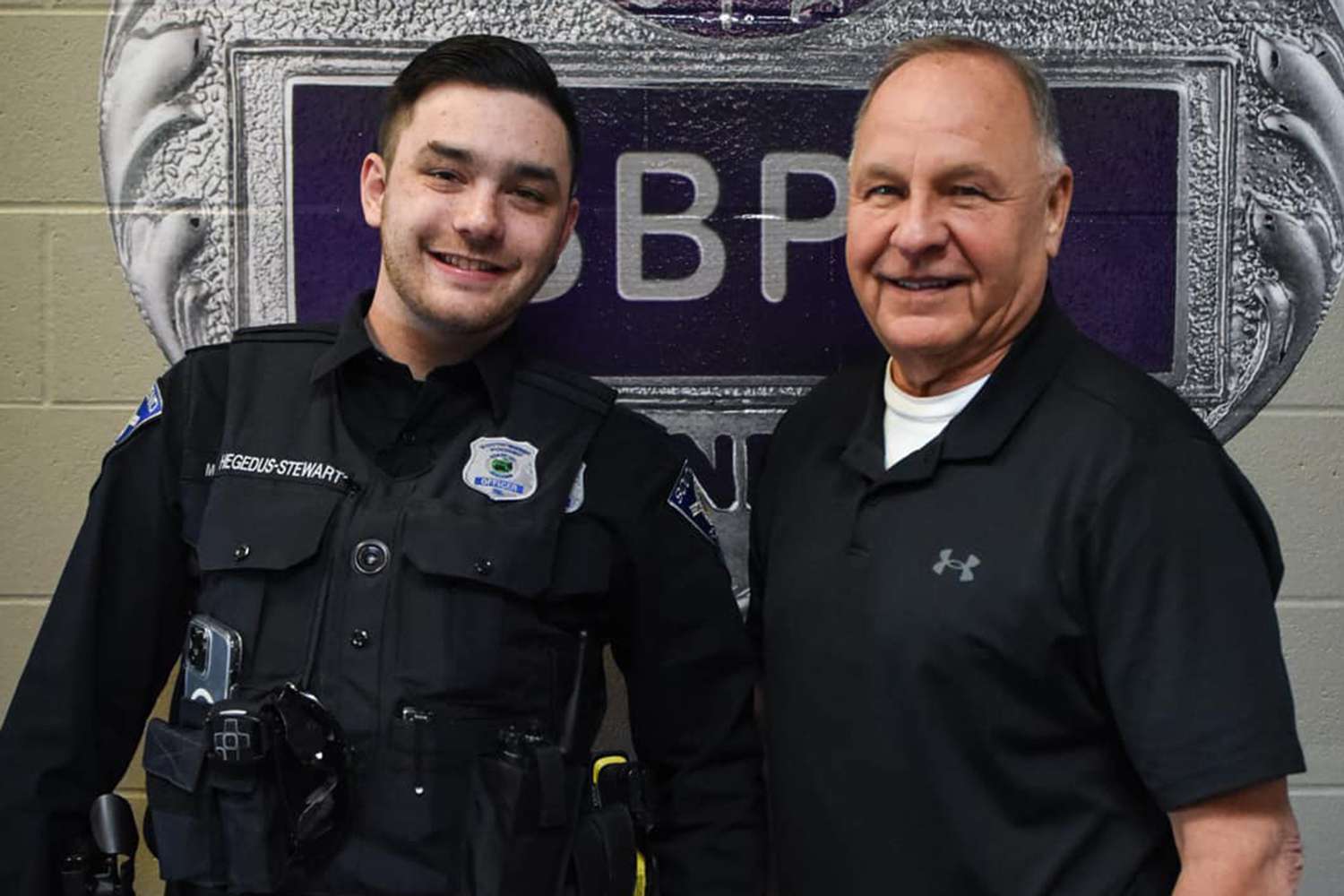 Young Cop Reunites with Retired Officer Who Found Him Abandoned as a Baby Nearly 25 Years Ago