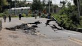 Cierran carretera federal 55 en Tenancingo por grietas y hundimientos