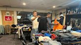 Norman Wells turns curling rink into makeshift free clothing shop for evacuees