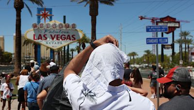 Las Vegas poised to break its all-time record high temperature amid heat wave