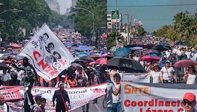 La CNTE no se va del Zócalo; quieren 100% de aumento salarial