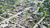 Drone shows path of destruction after deadly Iowa tornadoes