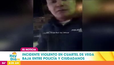 ¡No me toques!”: En video incidente violento con policía y ciudadanos