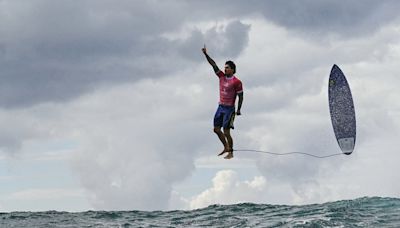 Unbelievable Photo of Olympic Surfer's 'Floating' Celebration Goes Viral