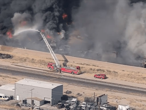 Lancaster junkyard catches fires, triggers evacuation order