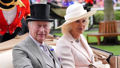 King Charles and Queen Camilla lead arrivals on the final day of Royal Ascot – best photos